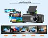V22 4K Dual-Lens Dash Cam with GPS & Reversing Cam, Front & Rear Recording, Mobile App Integration