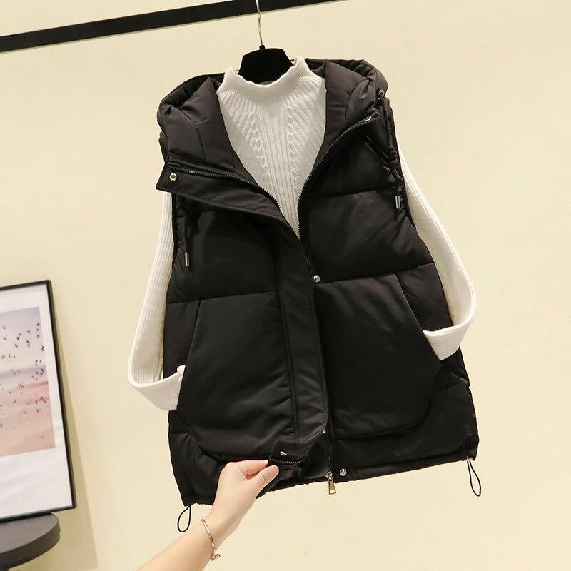 cotton down vest
