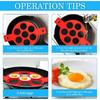 Nonstick Pancake Molds Ring Silicone Fried Egg Mould Reusable Pancake Maker Egg Ring Kitchen Cooking Baking Tools