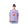 Palace Fruity Letter Print Crew Neck Short Sleeve T-Shirt Unisex Tops Violet P22TS040