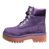 Cómodas Botas Cortas Martin Botas de Mujer Morado A2H3C-EJJ