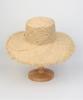 Yunibeosyeolkemiseuteuli Soft Natural Raffia Flat Panama Hat Panama Hat