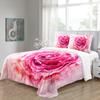 Red Wedding Rose Series Love Flower King Queen Twin Full Bedding Sets Single Double Bed Duvet Cover Set And 2 Pcs Pillow Cover
