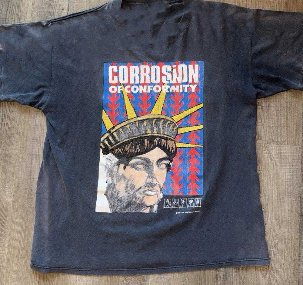 Vintage Corrosion Of Conformity Shirt 1992 T-shirt unisex SN175  Unisex T-Shirt S