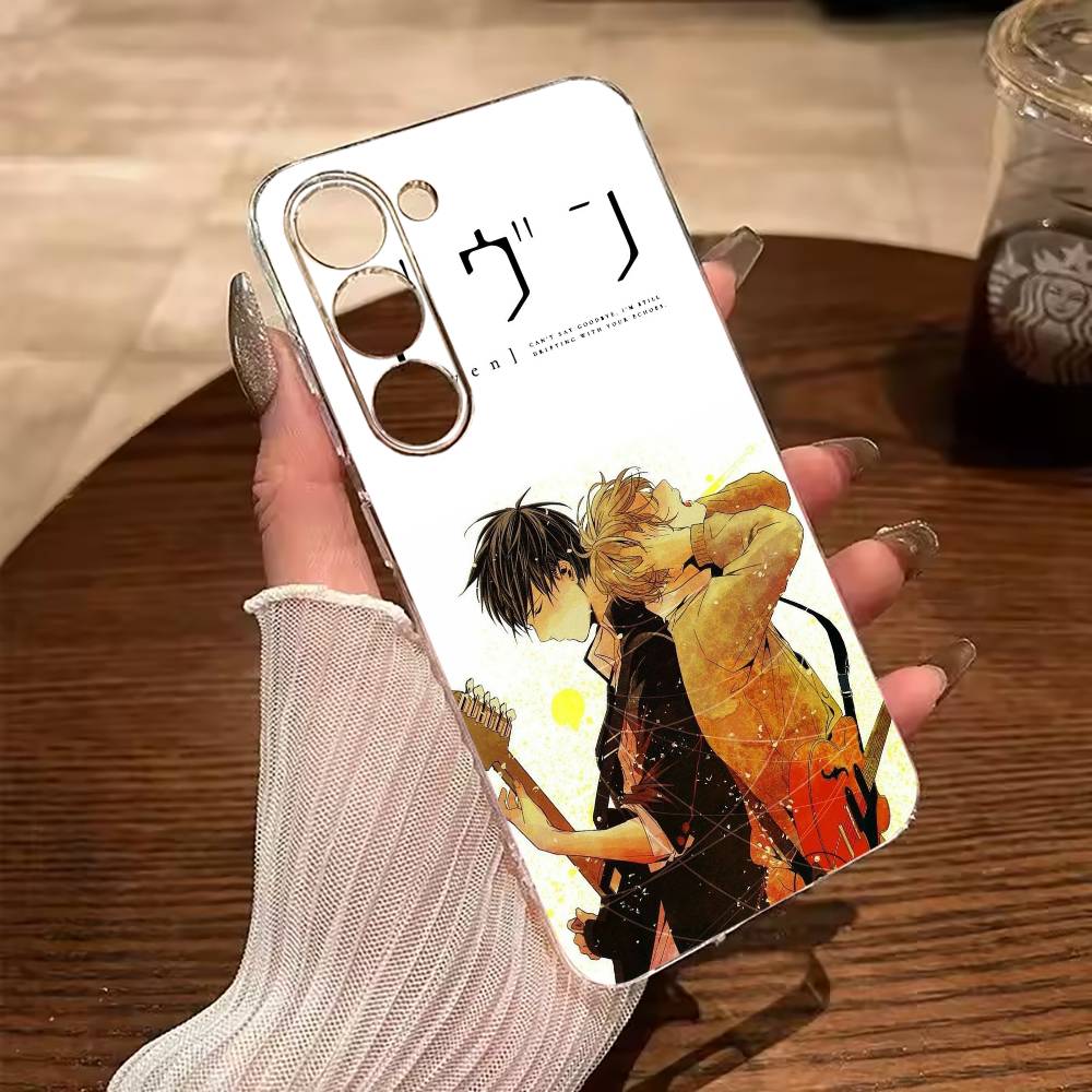 Given- BL- Anime Ritsuka Mafuyu Sato Clear Soft Silicone Phone Case for Samsung Galaxy A71, A70, A52, A51, A40, A30