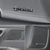 Car exterior annual inspection sticker metal texture car logo center console decoration sticker For Toyota Corolla Camry