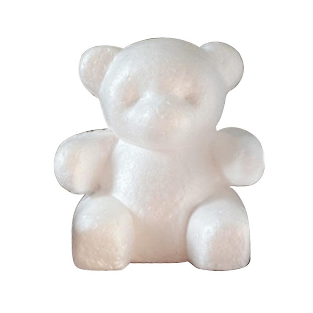 

DIY Bear Shape Modelling Polystyrene Styrofoam Foam Bear Mould Art Crafts Handmade Artificial Creative for Wedding Party Decor