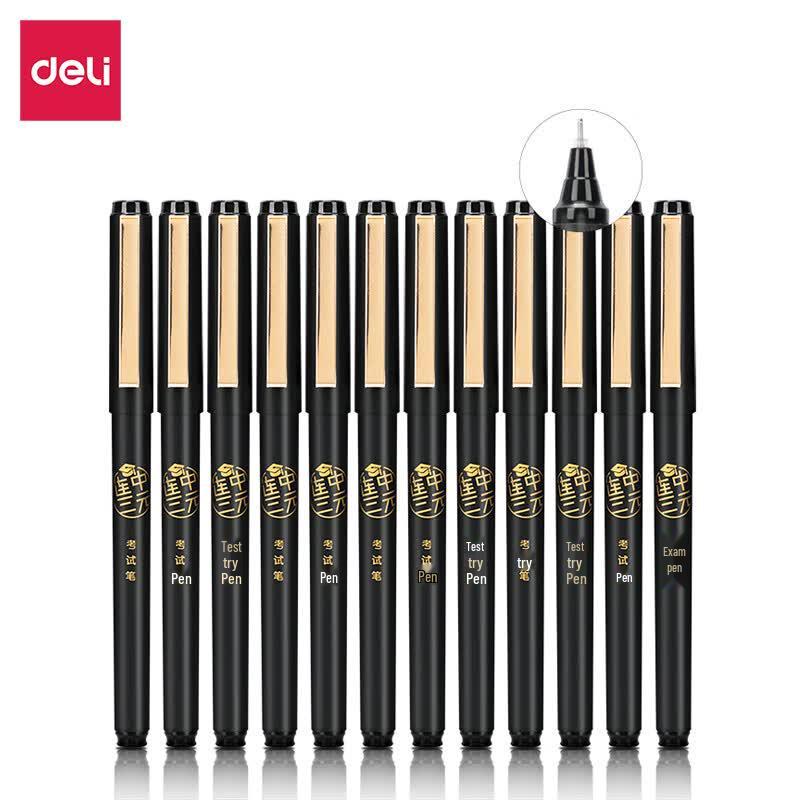 Deli Quick-Dry Exam Gel Pen