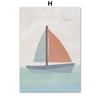 Whale Sailboat Ocean Wave Walk Nautical Maritime Quote Wall Art Canvas Painting Posters And Prints Wall Pictures Kids Room Decor