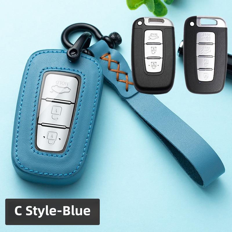 Car Key Case Cover for Hyundai Solaris HB20 Veloster SR IX35 Accent Elantra I30