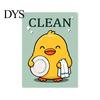 Heavy Duty Magnetic Sign Clean Dirty Dishwasher Magnet, Acrylic Cartoon Animal Sign, Reusable Magnet Double-Sided & for Kitchen Decoration