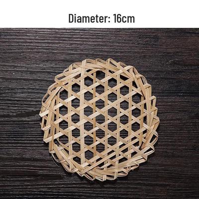 Maidekai Hand-Woven Round Bamboo Mats