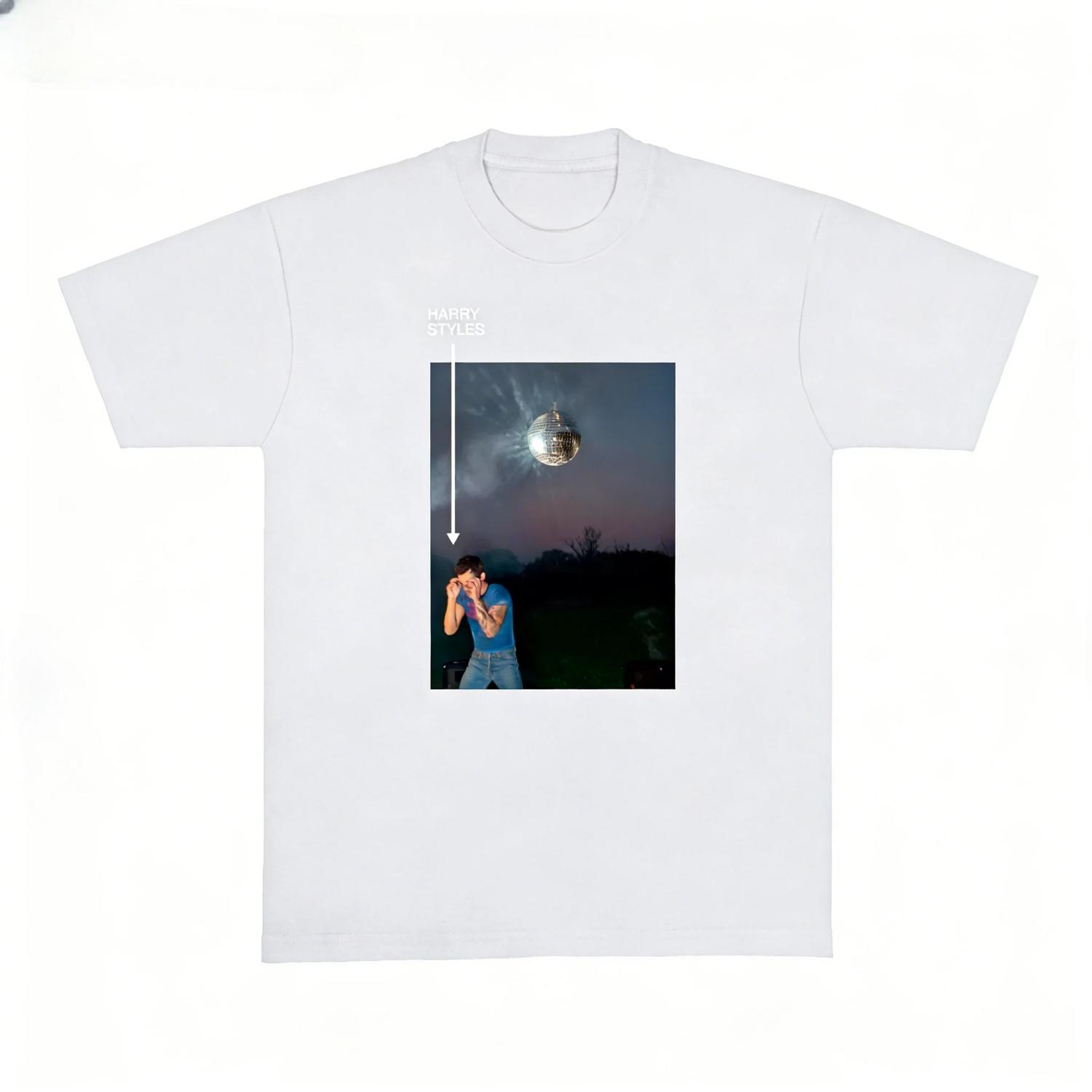

The Latest 2026 Edition of Harry Styles Fan-style Cotton T-shirt Features A New Album and Is Extremely Comfortable S чёрный