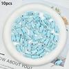 10Pcs Little Fish Ceramic Beads Diy Necklace Earrings Jewelry Accessories Pendants Loose Beads For Crafting
