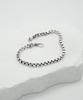 Iamj [925 Silver] Basic Box Chain Bracelet (2 Types)
