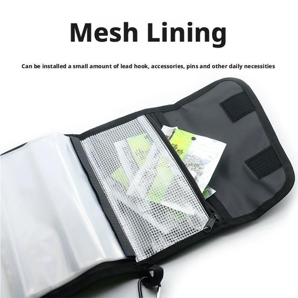 Lure Soft Bait Bag Luya Fake Bait Bag PVC Inner Bag Partitioned Waterproof Storage Bag Fishing Sorting Accessories Storage Bag