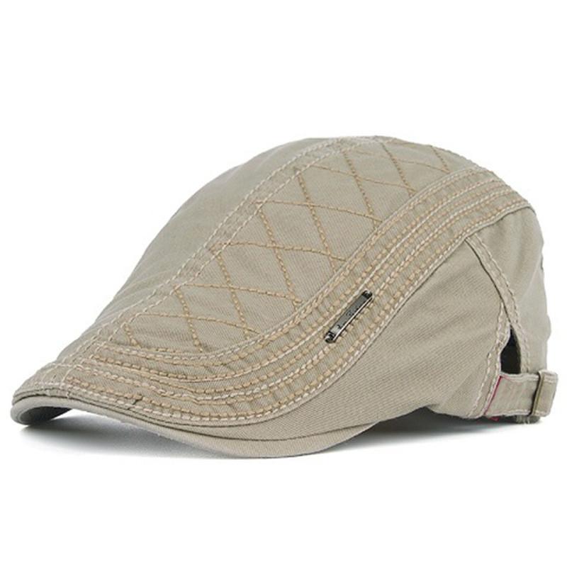 Cotton Newsboy Cap With Short Brim For Men And Women Spring Summer Fashion Accessory