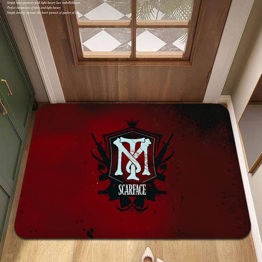 Film S-Scarface Küchenmatte Nordischer Stil Schlafzimmer Wohnzimmer Fußmatte Haus Balkon Rutschfeste Willkommensmatte