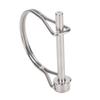 2PCS Silver Safety Coupler Pin 304 Stainless Steel Trailer Coupler Pin Practical Shaft Locking Pin