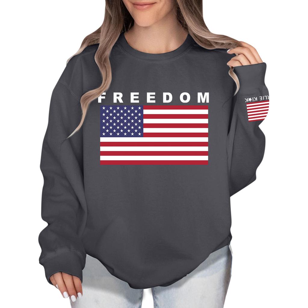 Women's Colorblock Sweatshirt Long Sleeve Round Neck Casual Comfortable Loose Lightweight Women's Sweatshirtt