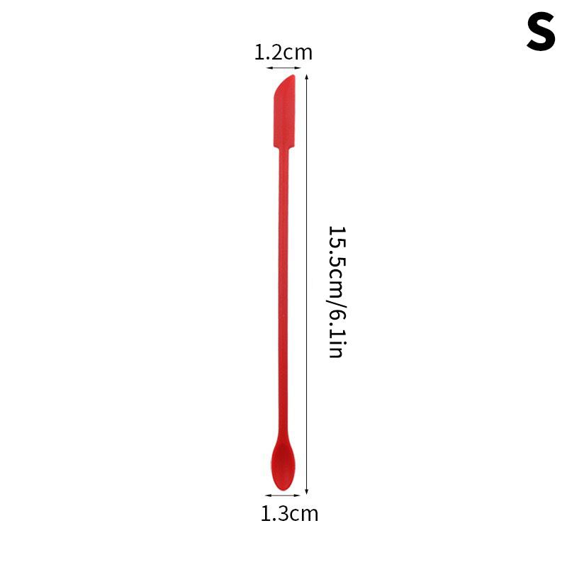 

2-in-1 Silicone Scoop and Scraper Set – Dual-Purpose Tool for Cosmetic Liquids, Foundation, and Face Cream Application