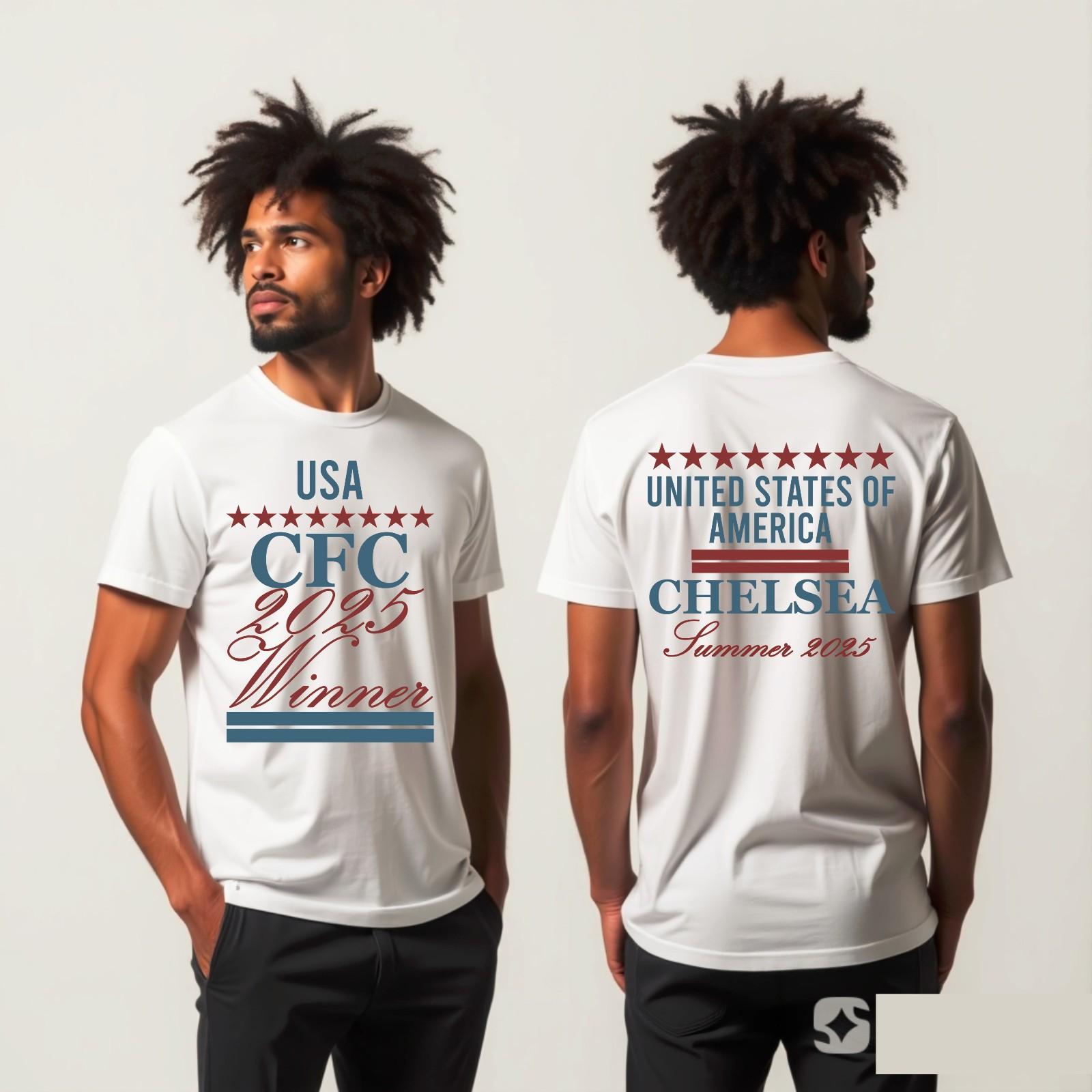 Chelsea Summer 2026 USA FC Football Champions Soccer Fan Gift Tee T-Shirt S