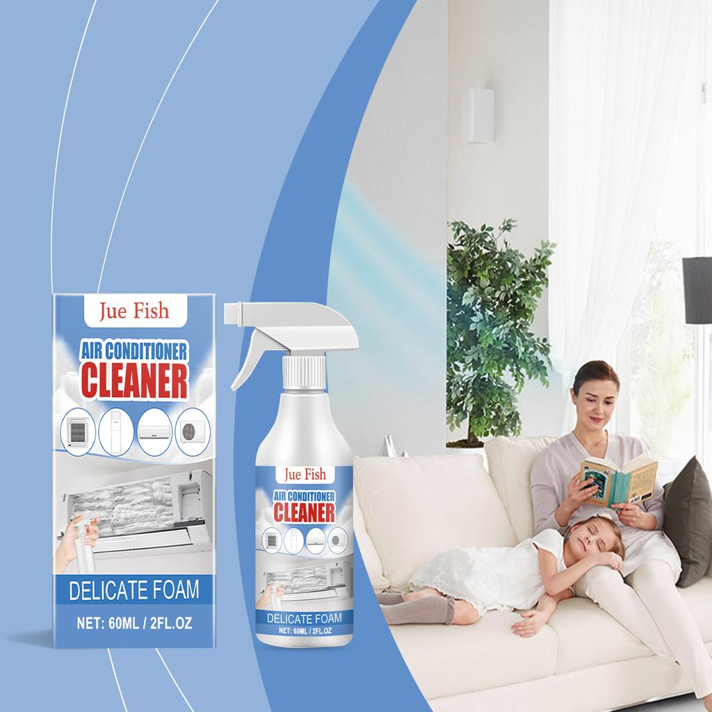 Conditioning Detergent Household Air-Conditioner Hanging Machine Disassembly-Free Wash-Free Deodorant Descaling Foam Air Conditioning Cleaning