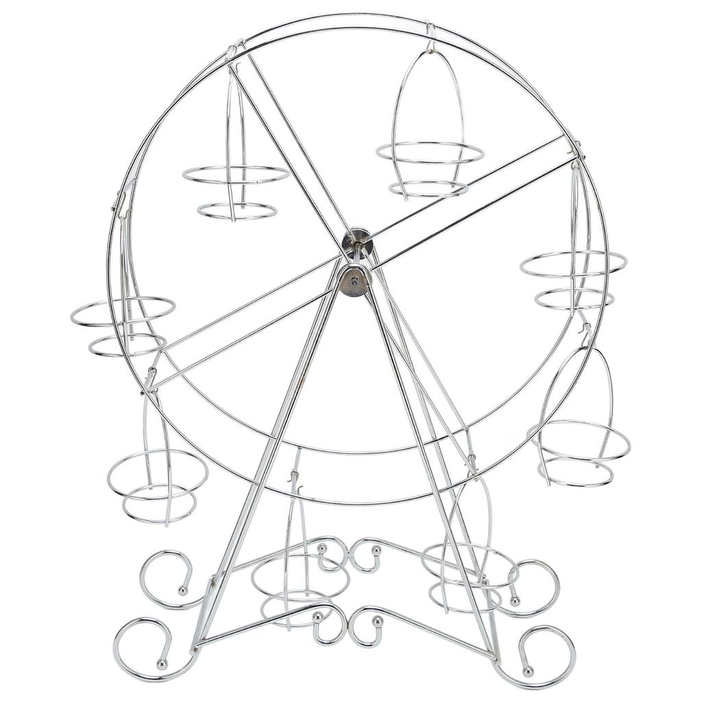 Ferris Wheel Cupcake Stand 8 Cups Dessert Carrier Display Holder for Restaurants Dessert Shops