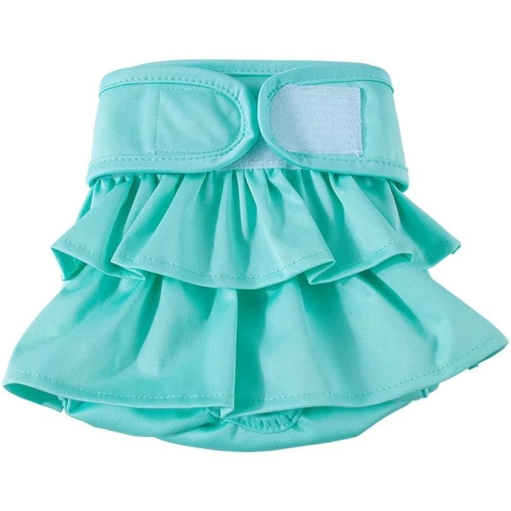 

New Adjustable Dog Diapers Reusable Solid Color Washable Diapers Female Cute Pet supplies Dog dress Dog For Small Middle S