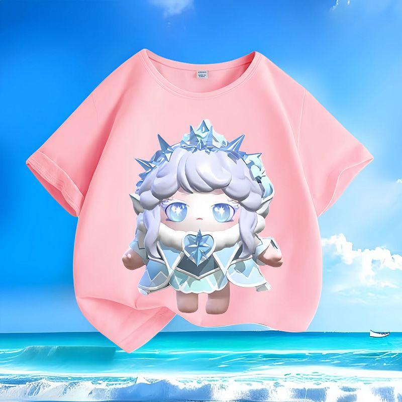 Children's Egg Doll Party Top, Summer Loose Top for Boys and Girls