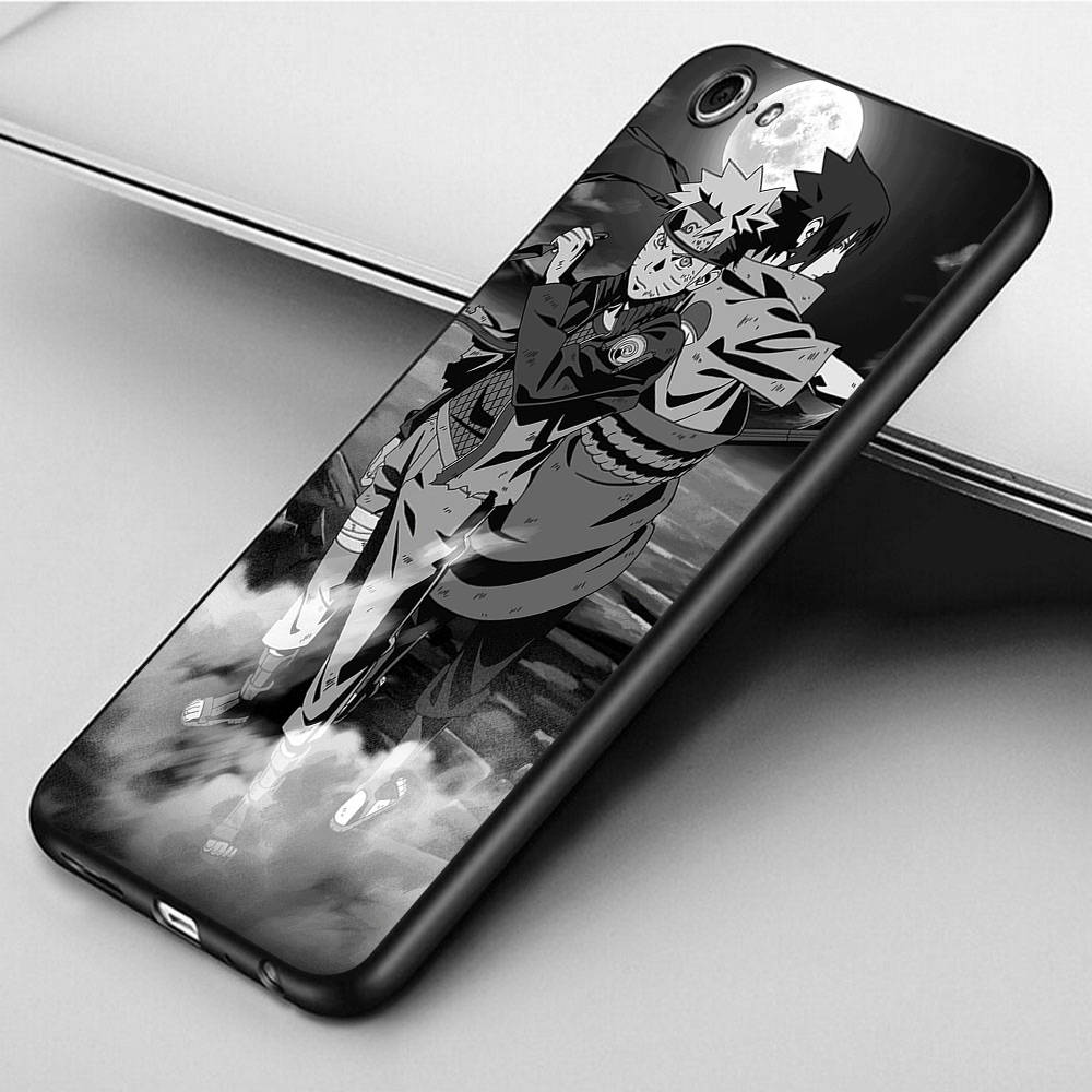 DT32 Naruto Sasuke Case for OPPO Reno 8 6 5 4 Pro Find X3 A17 A31 A38 A40 A53 A54 A55 A74 A76 A78 A77 A80 A94 A95 A96 Lite Black Soft Cover