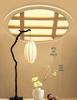 Brand New Zen Retro Wabi-Sabi Fabric Lantern Floor Lamp for Living Room & Tea Room Atmosphere