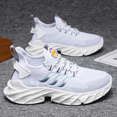 Neue Herrenschuhe mit dicker Sohle, bequem, Sportschuhe, atmungsaktiv und leicht, Laufschuhe, Outdoor-Freizeitschuhe für Herren, vielseitiger Trend