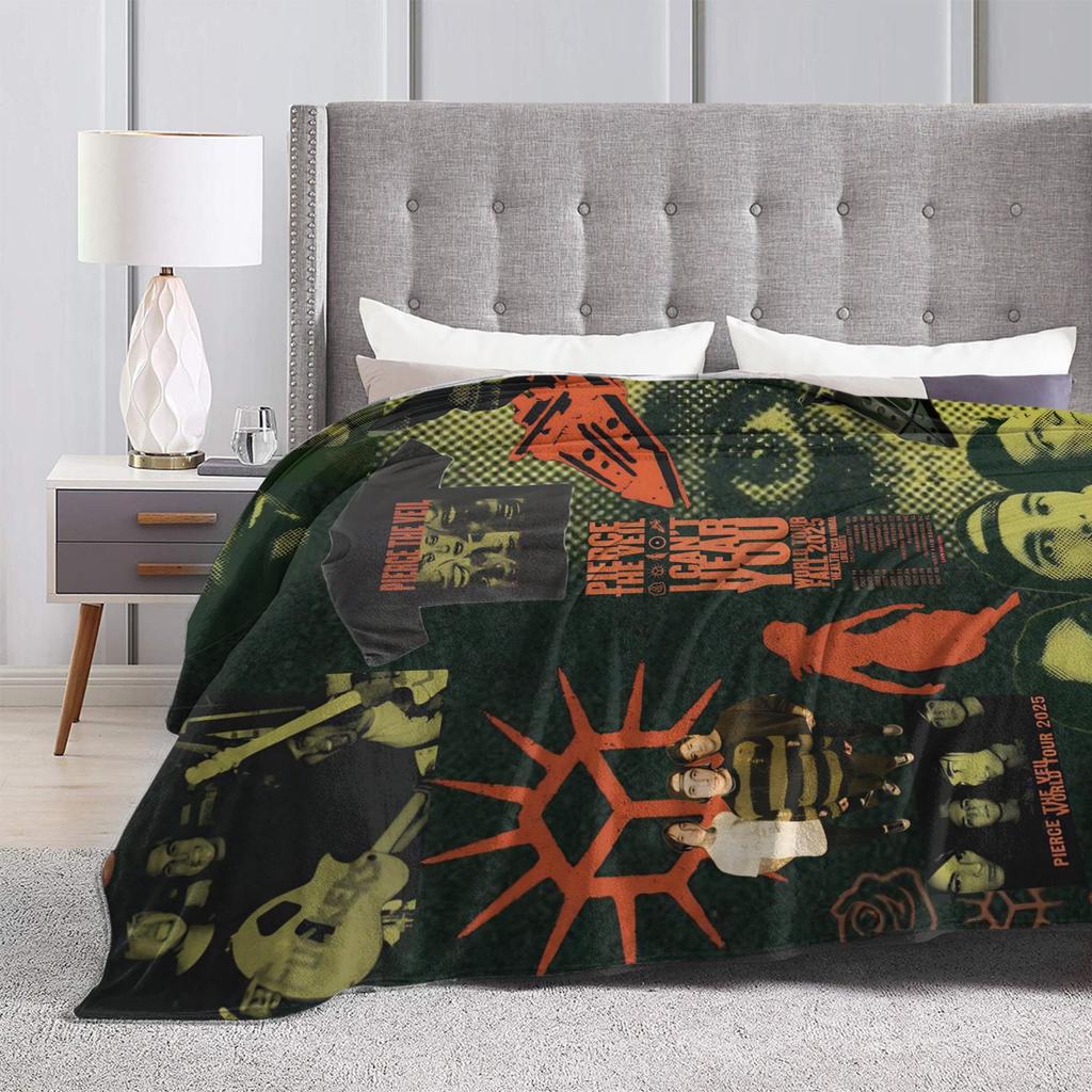 Warm Soft Blankets Picnic Pierce the Veils Bedding Throws Flannel Bedspread For Couch Bed Fashion Sofa Bed Cover