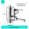 Minxi All-Copper Squat Toilet Foot Pedal Flush Valve