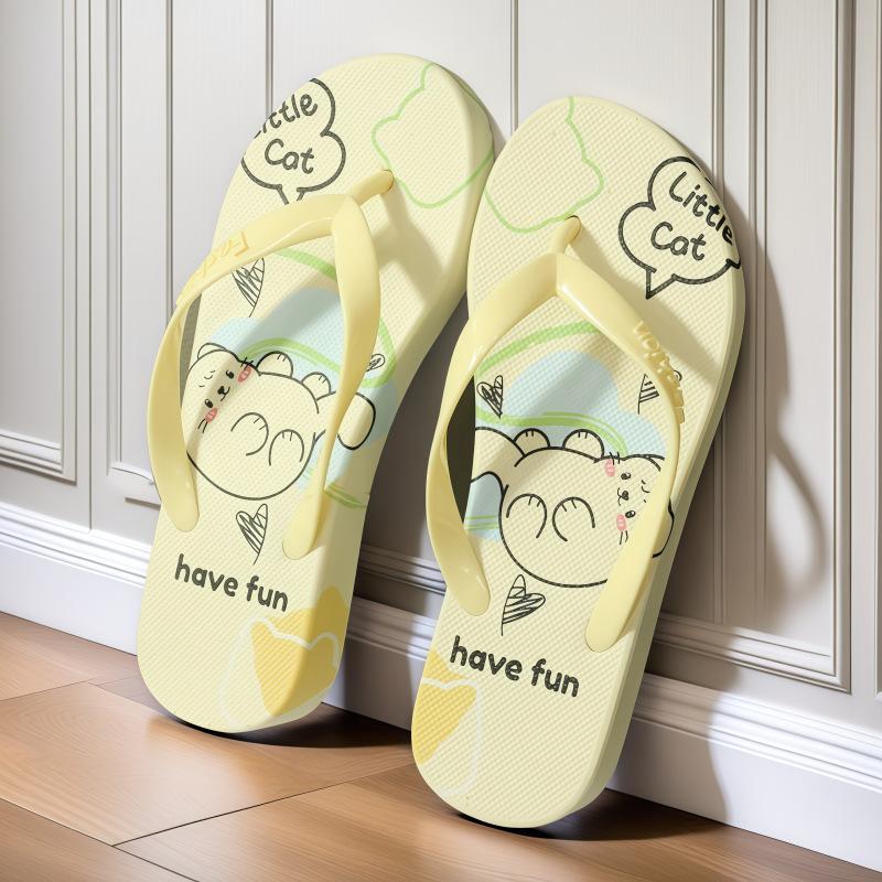 

Летние новые женские шлепанцы средне-зеленые пляжные женские сандалии повседневные дышащие уличные женские тапочки 40 жёлтый