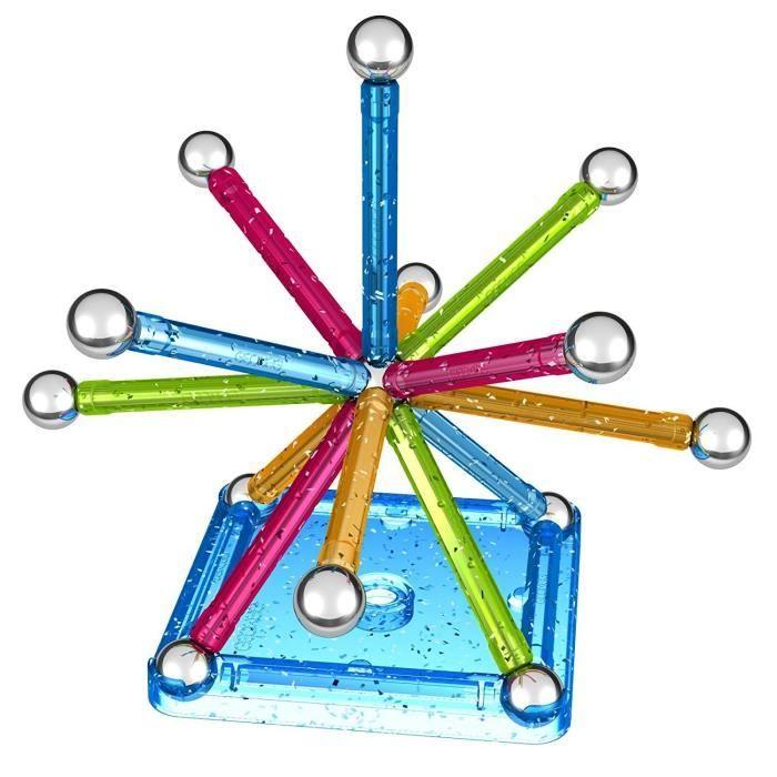 Jeu de construction - geomag - glitter - 30 pièces - multicolore - à partir de 3 ans