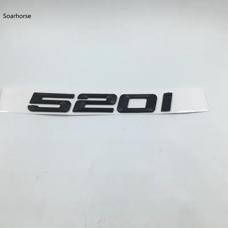 Soarhorse Matt Black for 520i 523i 525i 528i 530i 535i 540i 550i E34 E39 E60 E61 F10 Letter Sticker Emblem Decals