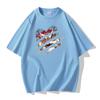 Opera Mask Pattern Men's Short Sleeves Loose Tee 100% Cotton T-shirt Large Size