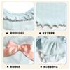 Pet Cotton Blouse With Ruffled Hem Bow Detail Lightweight Cat Top Sleeveless