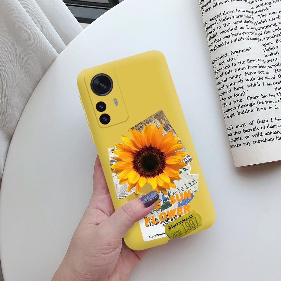For Xiaomi 12 Pro 5G Case Cute Cartoon Painted Matte Silicon Soft Cover For Xiomi Xiaomi Mi12 Mi 12X 12 Pro Lite 5G Global Funda
