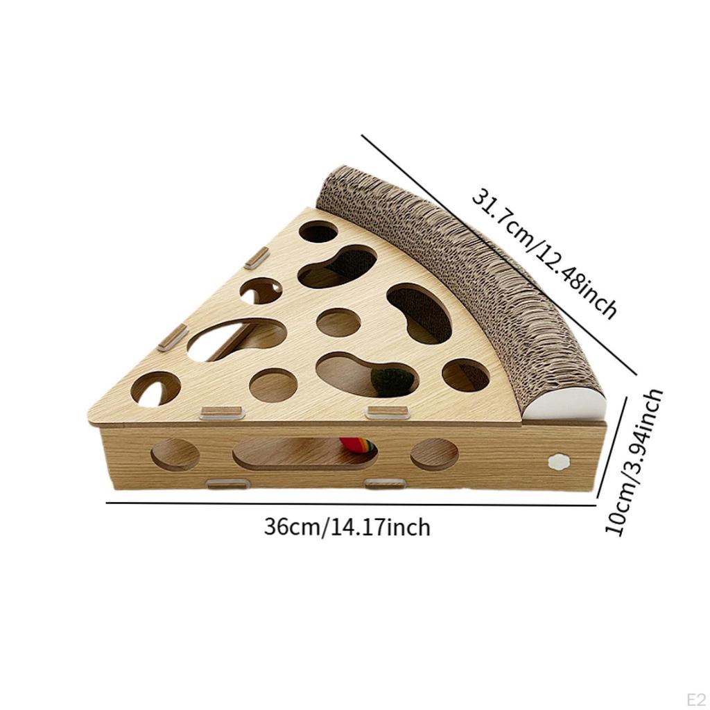 Cat Puzzle Toy Interactive Toys Activity Center Box Wooden Maze