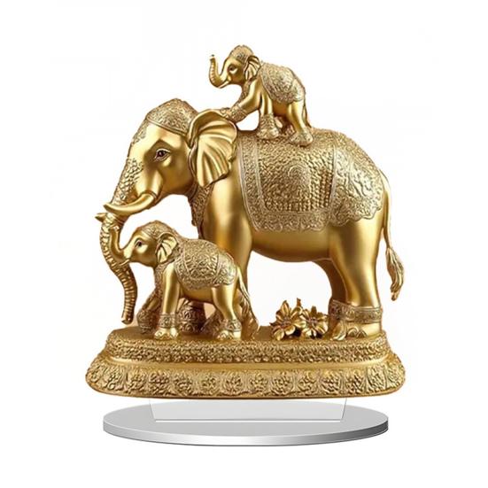 2D Acrylic Animal Table Sign Horse Cat Peacock Elephant Castle Moon House Ornament Home