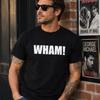 Wham T-shirt Retro Jaren 80 Muziek Geïnspireerd door George Michael Popcultuur Vintage Uitgerekt Veelzijdig Ontwerper Kleding Stijlvol
