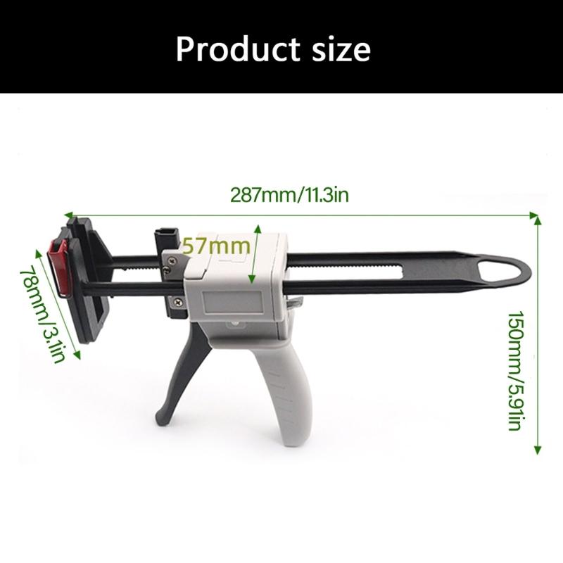 Lightweight Plastic Adhesive Dispenser Manual Glues Guns With Accurate Glues Application For Detailed Crafting Tasks