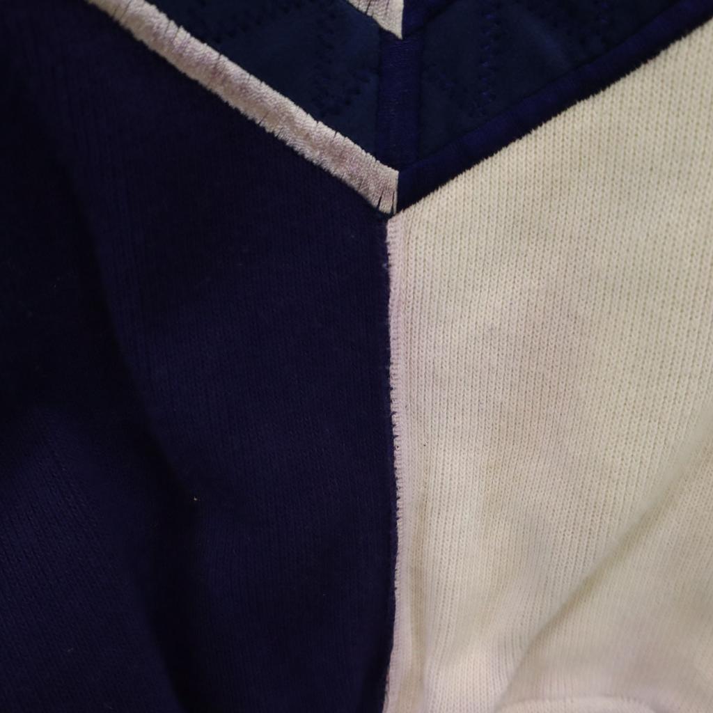 Santa Fe 90s Made In Japan Old Long Sleeve Trainer 4 Purple Navy Sweat Men's Used