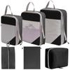 7-Piece Travel Compression Organizer Set for Clothes, Shoes, and Cosmetics