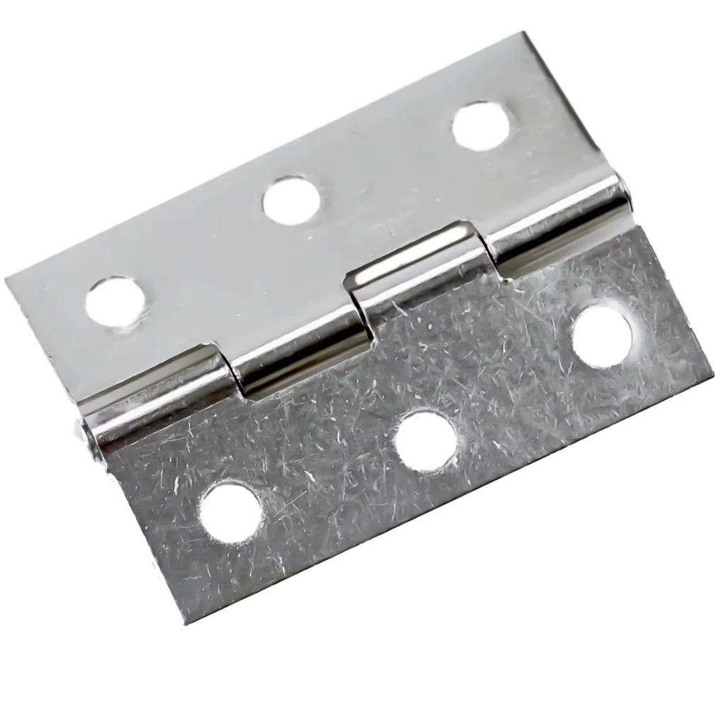 10Pack Stainless Steel Door Hinges, Cabinet Doors, Windows, Wooden Boxes, Flat Hinges for Home Furnishings Hardware Accessories