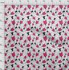 oneOone Cotton Flex Fuschia Pink Fabric Medical Virus DIY Clothing Quilting Fabric Print Fabric by Yard 40 Inche