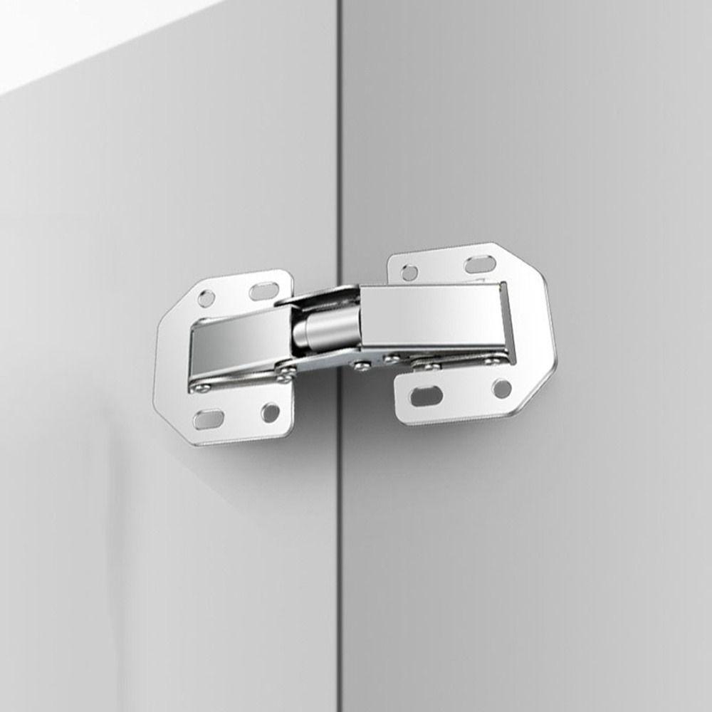 Balamale hidraulice pentru uși de dulap din oțel inoxidabil, fără amortizor de perforare, pentru uși noi, pentru mobilier